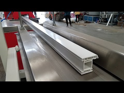 UPVC door and window profiles production line