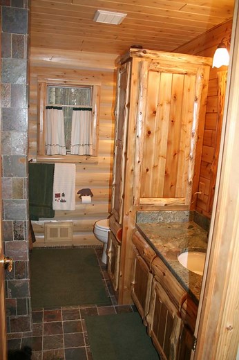 Cedar Paneling Bathroom Remodel | Bathroom Cedar Panels