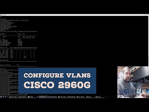 Configuring VLANs on a Cisco 2960G Switch