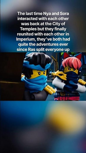 Nya reunites with Sora in Imperium #ninjago #legoninjago #ninjagodragonsrising #dragonsrising
