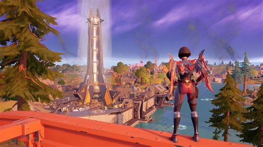 How to fly into The Collider's energy field in Fortnite Chapter 3