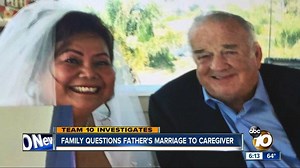 24K views · 108 reactions | "It's just heartbreaking." Team 10 investigator Melissa Mecija 10News spoke with the family of a San Diego man who accuse his new wife, who was his caregiver, of physical and verbal abuse. https://bit.ly/2GmBALa | 10News – ABC San Diego KGTV | Facebook