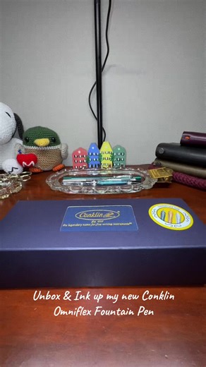 Unboxing Conklin Omniflex Fountain Pen & Inking Tips