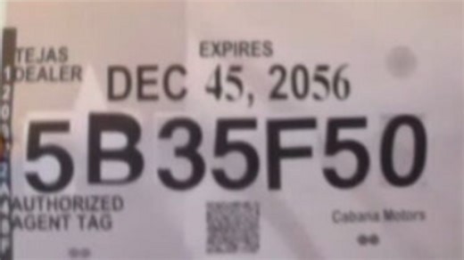 After years of fraud issues, paper license plate tags will be phased out in Texas