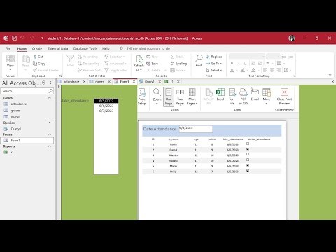 Microsoft Access| Open Report using Form ListBox Click 💻 Step by Step Tutorial