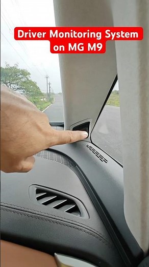 MG M9’s Driver Monitoring System Features Explained #mgm9 #carblogindia