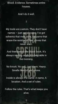 I have a very special job | r/nosleep Horror Story