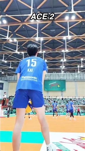 HIGH' Jump service atack KAI #volleyball #block #spike #spikeattack #highjumpspike #shortsviral