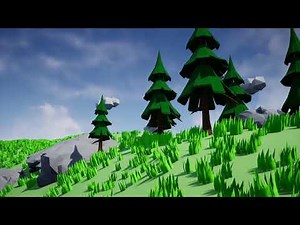UE4 dynamic Lowpoly Grass