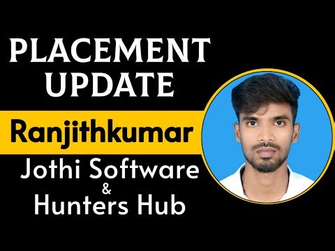Ranjith (Jothi Software & Hunters Hub) - Payilagam Placement update - Java Training in Chennai