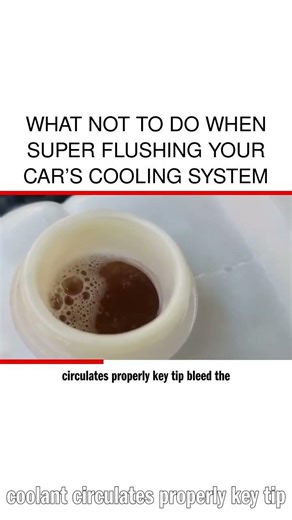 What not to do when super flushing your car’s cooling system