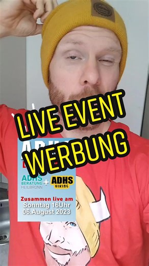 Kostenloses ADHS Live Event am Sonntag um 16 Uhr