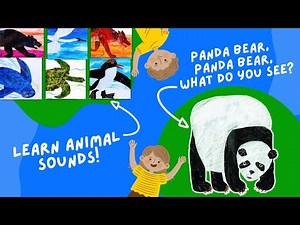 Panda Bear, Panda Bear What Do You See | Learn Animals Sounds ( Kids Books Read Aloud )