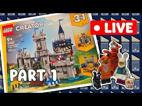 Taer Time Castle Building! LEGO Creator 31168 Medieval Horse Knight Castle