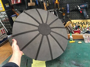 Simple Domed Shield Template Patterns for Cosplay