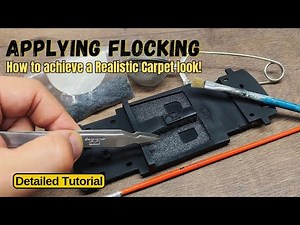 Tutorial: Want to apply Flocking to a car interior? Here's how I do it! | Scale Modeling