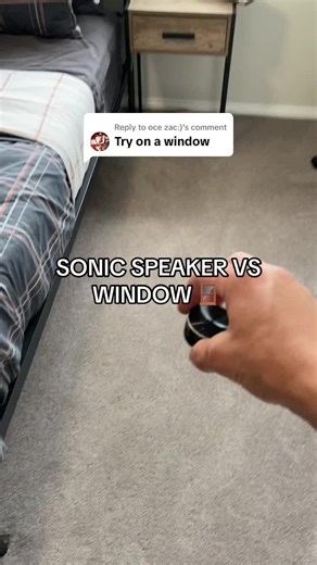 Testing Sonic Speaker Sound Against Window Echo