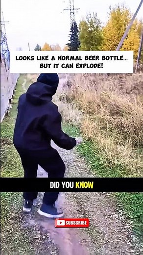 The Beer Bottle That Can Explode Like a Mini Bomb! #shorts #didyouknow