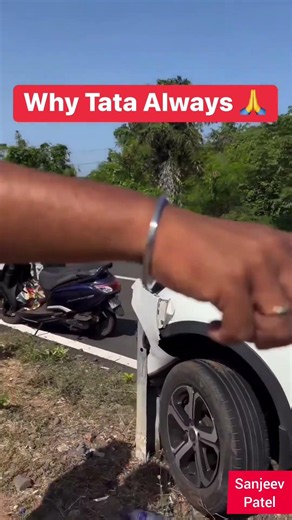 Nexon Ev Ka Build Quality #shorts #ytshorts #viral #car #trending #accident #tata #nexon #carshorts
