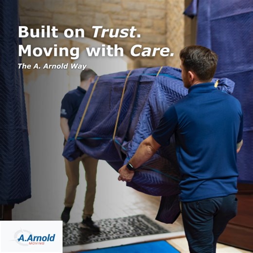 𝐄𝐯𝐞𝐫𝐲 𝐦𝐨𝐯𝐞 𝐬𝐭𝐚𝐫𝐭𝐬 𝐰𝐢𝐭𝐡 𝐭𝐫𝐮𝐬𝐭, 𝐚𝐧𝐝 𝐚𝐭 𝐀. 𝐀𝐫𝐧𝐨𝐥𝐝, 𝐭𝐡𝐚𝐭’𝐬 𝐬𝐨𝐦𝐞𝐭𝐡𝐢𝐧𝐠 𝐰𝐞 𝐭𝐚𝐤𝐞 𝐬𝐞𝐫𝐢𝐨𝐮𝐬𝐥𝐲. Whether you’re relocating across town or across the country, our team handles every detail with precision, professionalism, and care. From planning and packing to delivery and setup, we make moving simple, seamless, and stress-free. 𝐒𝐭𝐚𝐫𝐭 𝐲𝐨𝐮𝐫 𝐰𝐞𝐞𝐤 𝐰𝐢𝐭𝐡 𝐜𝐨𝐧𝐟𝐢𝐝𝐞𝐧𝐜𝐞 𝐤𝐧𝐨𝐰𝐢𝐧𝐠 𝐲𝐨𝐮𝐫 𝐧𝐞𝐱𝐭 𝐦𝐨𝐯𝐞 𝐢𝐬 𝐢𝐧 𝐠𝐨𝐨�