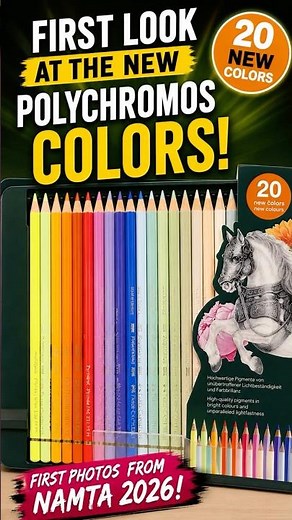 20 New Polychromos Colors - Let's Look!