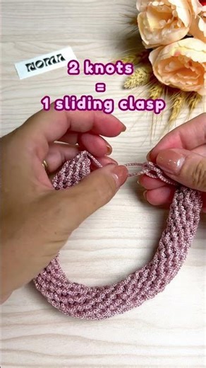 This 2 Knot Trick Makes a Perfect Sliding Clasp!