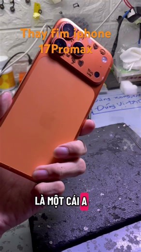 Thay mặt kính liền fim iphone 17Promax