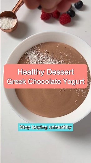 Healthy Greek Chocolate Yogurt Recipe