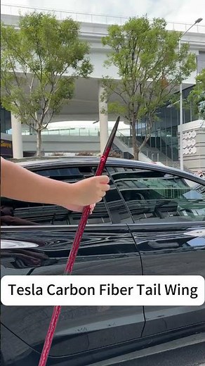 Tesla Carbon Fiber Spoiler | Model 3/Y/S/X Aerodynamic Rear Wing #tesla #Carbon Fiber