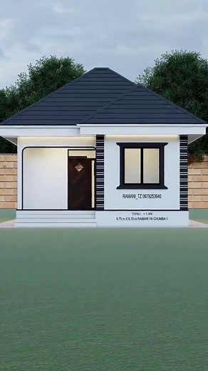 Modern 1 Bedroom House Design | Architectural Drawings Included