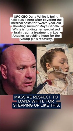 Dana White Pays $200K+ for 12-Year-Old Shooting Survivor’s Care!