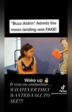 Buzz Aldrin admits the moon landing was fake in multiple interviews