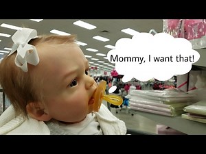 Outing With Reborn Toddler & Newborn Baby Many Stores! Shopping With Life Size Dolls