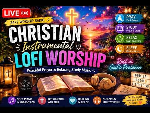 ✝️ Christian Instrumental Lofi Worship | Peaceful Prayer & Relaxing Study Music (Live 24/7) 3