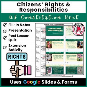 Citizens' Rights and Responsibilities - US Constitution Unit