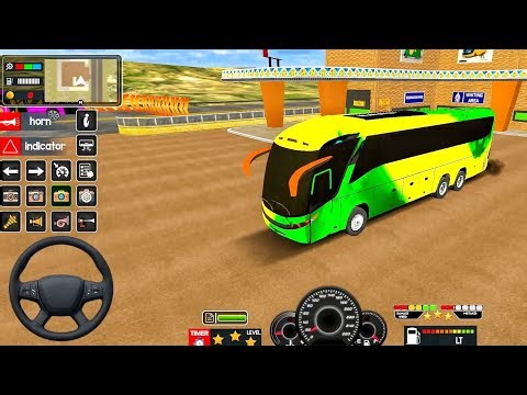 Coach Bus Simulator Indonesia - Bus driving direction off-road driving #bus #games