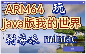 【派】ARM64原生玩java版我的世界 支持树莓派 m1mac