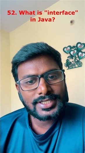 52 What is interface in Java? #interviewquestions #javaprogramming