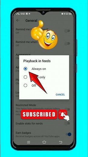 🔴 YouTube me playback in feeds setting kya hota hai | How to Turn On Playback in Feeds on YouTube