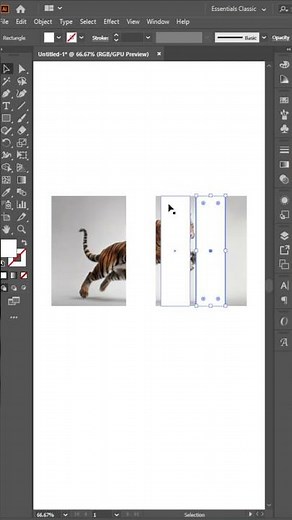 How to Create Realistic Tiger Design in Adobe Illustrator | Vector Art Tutorial 🐯🔥#shorts