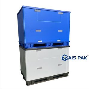 [Hot Item] Durable Stackable Plastic Sleeve Box Collapsible Pallet Container for Cold Chain Logistics