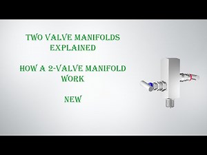 two valve manifolds explained | How a 2-valve manifold work | Animation