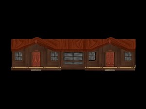 Box Modelling : 3D House