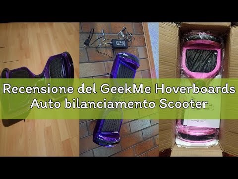 Recensione del GeekMe Hoverboards Auto bilanciamento Scooter 6.5 '' Regalo per Bambini e Adulti - Bl