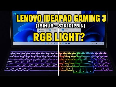 Lenovo IdeaPad Gaming 3 Keyboard Light RGB Support?