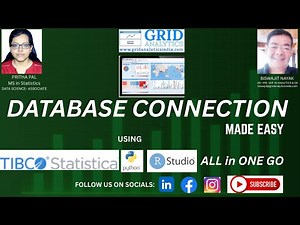 Database Connection & Integration-Made Easy with No- Low Coding Tool Statistica,R,Python-All in One