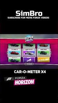 How much cars you can get our of 10 Super Wheel Speens in #ForzaHorizon5 p. 4 #simbro #wheelspins