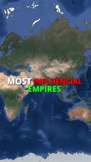 🌍 The Most INFLUENTIAL Empires in History #shorts #history #mapping