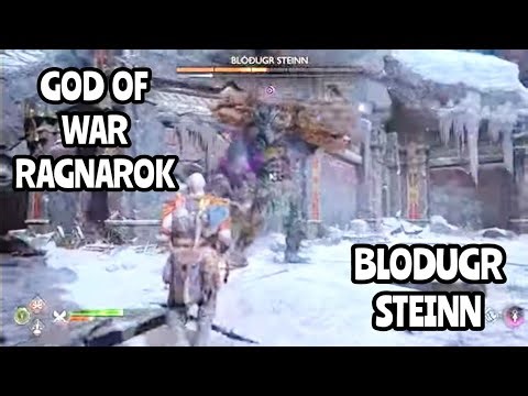 God of War Ragnarok Blodugr Steinn #giant