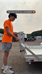 The @alumatrailers 6810H utility trailer might be small, but it sure makes life a whole lot easier! 😏 Perfect for hauling a golf cart, mower, or whatever else you’ve got on your list—it’s lightweight, all aluminum (so no rust), and easy to pull whether you’ve got a truck or an SUV. Search Stock #25366 on our website to check it out! #goodrichtrailers #aluma #alumatrailers #6810H #utilitytrailer #allaluminum #rustresistant #golfcarttrailer #landscaping #landscapingequipment #yardwork #lightweigh